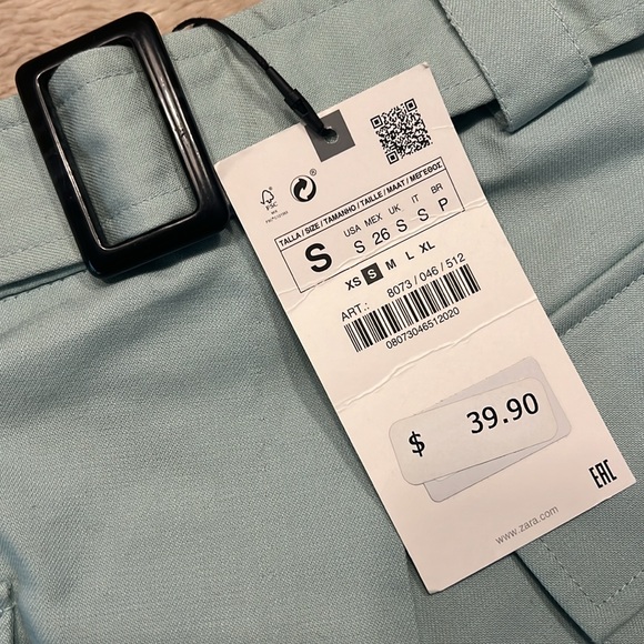 ZARA Faux Wrap Skorts - Picture 6 of 10